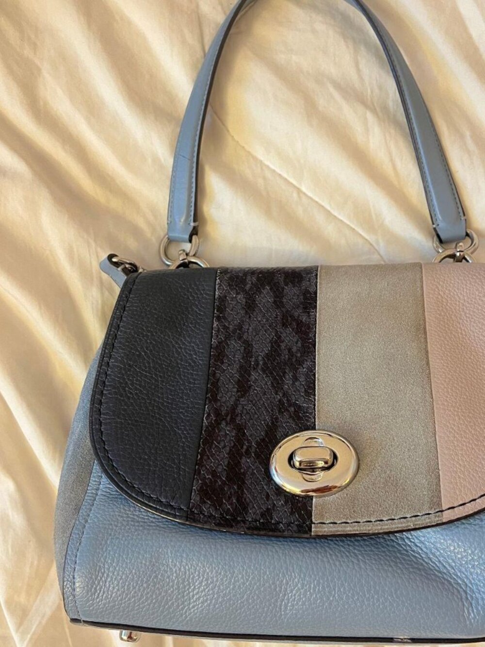Coach Faye Carryall in Colorblock